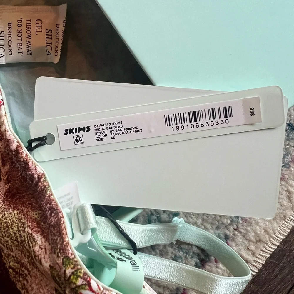 🌸🌺🌞SET, SKIMS x Roberto Cavalli Floral Bikini Set - Fagianella Print NWT🌸🌺💐 - Picture 8 of 14